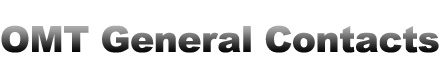 OMT General Contacts