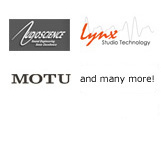 iMediaLogger works with Motu, M-Audio, Lynx and Audio Science sound cards